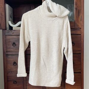 Mango Knit Sweater with Hood